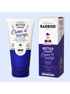 Crème de rasage - Better Shave - 175ml Monsieur Barbier
